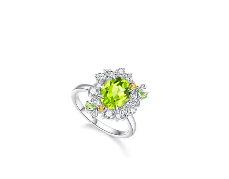 August Birthstone Rings – Genuine Peridot Ring Collection - OOAKB