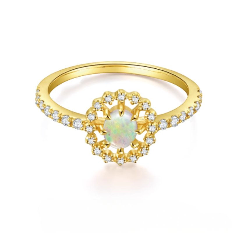 October Birthstone Rings – Opal Rings for October Birthdays & Artistic ...