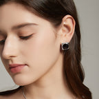 Yearning for the North Star Series Natural Amethyst Earrings