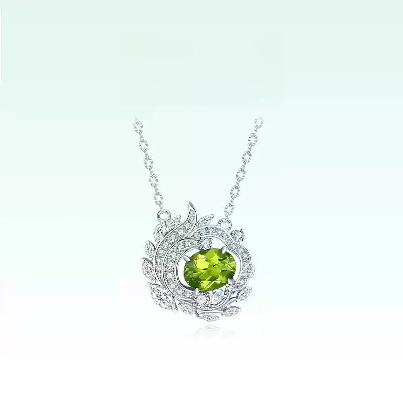 Natural Peridot The Wizard of Oz Necklace - OOAKB