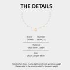 Niche Baroque Heart-Shaped Pearl Collarbone Chain