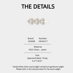 Retro Maillard Heart-Shaped Pearl Hair Clip