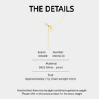 Baroque Heart-Shaped Pearl Collarbone Chain