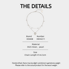 Maillard Heart-Shaped Pearl Double-Layer Necklace