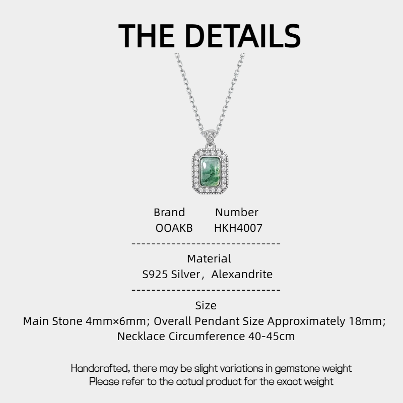 Moss Agate Full Diamond Light Luxury Pendant