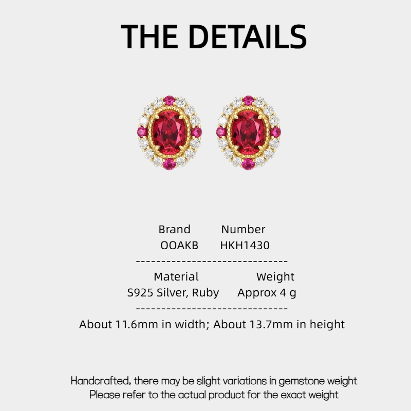 Ruby Light Luxury Earrings