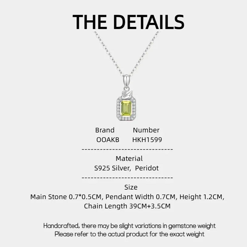 Natural Swan Peridot Collar Necklace - OOAKB
