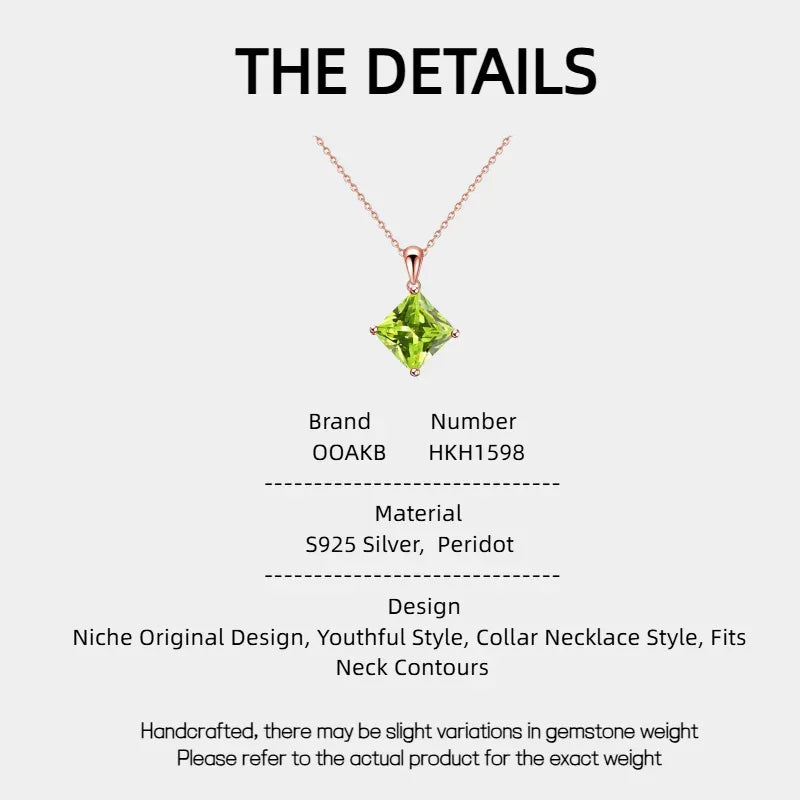Natural Peridot Niche Youthful Collar Necklace - OOAKB