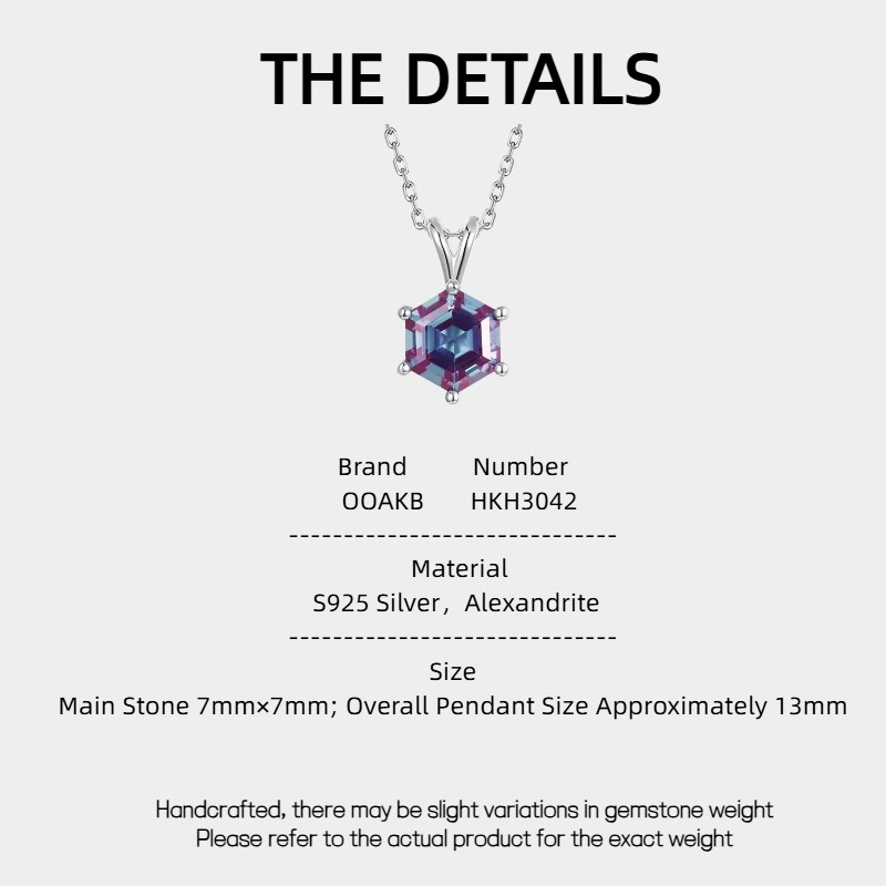 Alexandrite Minimalist Fashion Pendant