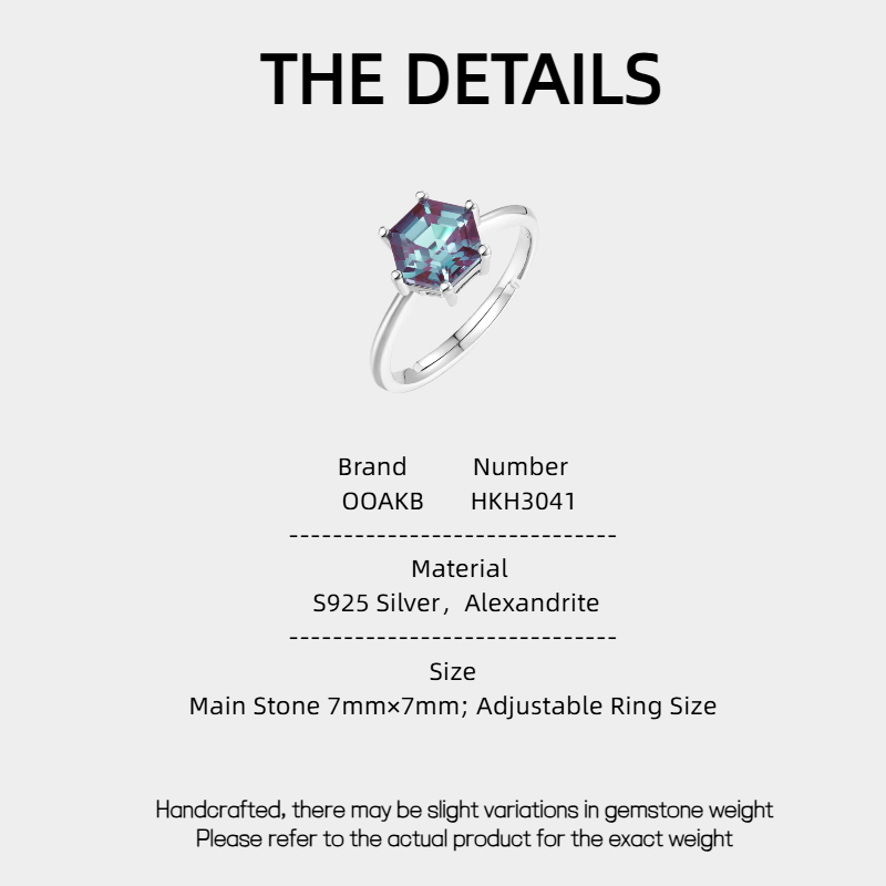 Alexandrite Personalized Fashion Ring