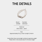 Heart-Shaped Triple-Layer Heart-Shaped Pearl Necklace