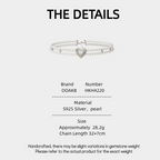 Double-Layer Pearl Heart-Shaped Pearl Chain