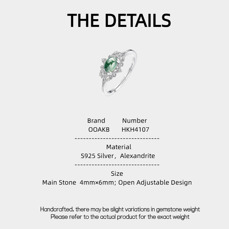 New Style Exquisite Moss Agate Ring