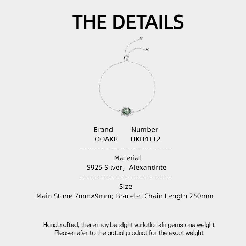 Minimalist Moss Agate White Zircon Bracelet