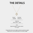 Moonlight Series Heart-Shaped Pearl Basic Plain Chain