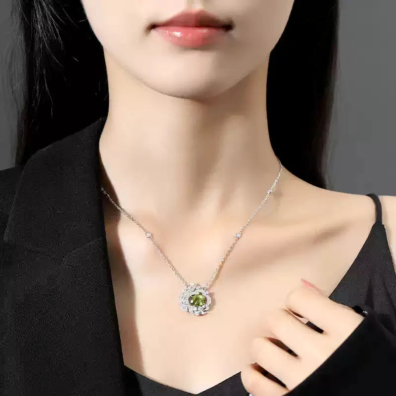 Natural Peridot The Wizard of Oz Necklace - OOAKB