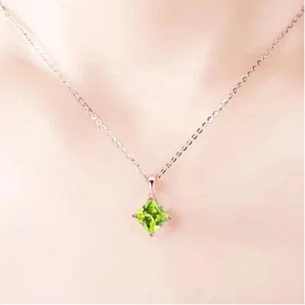 Natural Peridot Niche Youthful Collar Necklace - OOAKB