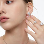 Baroque Heart-Shaped Pearl Open Ring