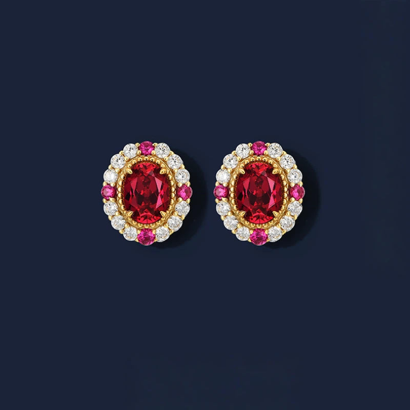 Ruby Light Luxury Earrings