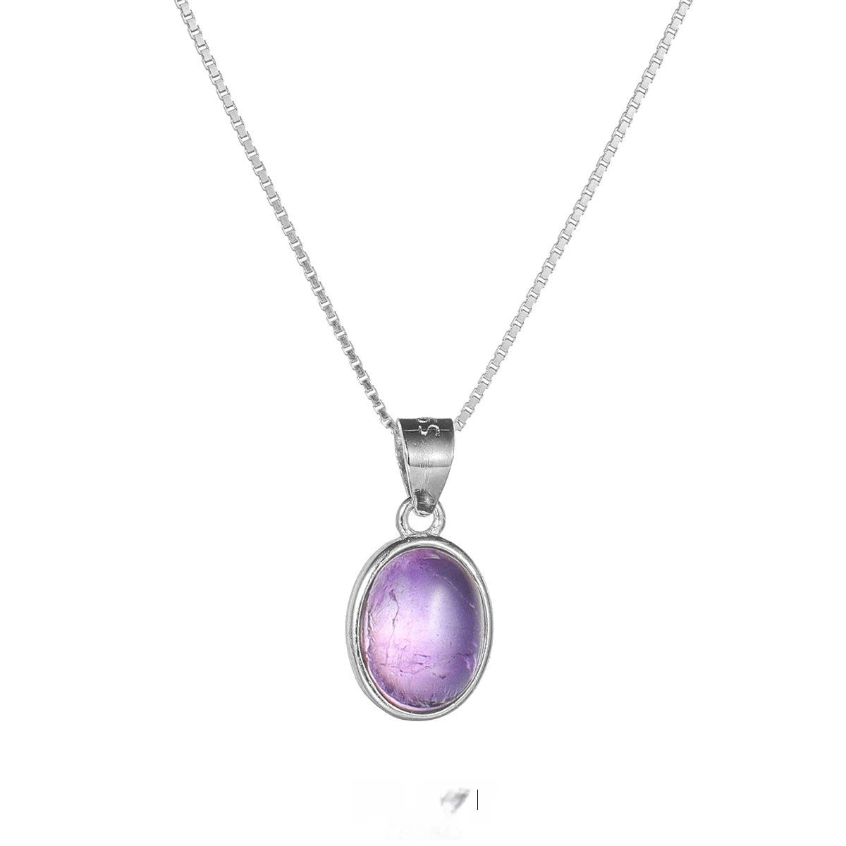 Light Luxury Niche Design Amethyst Collarbone Chain