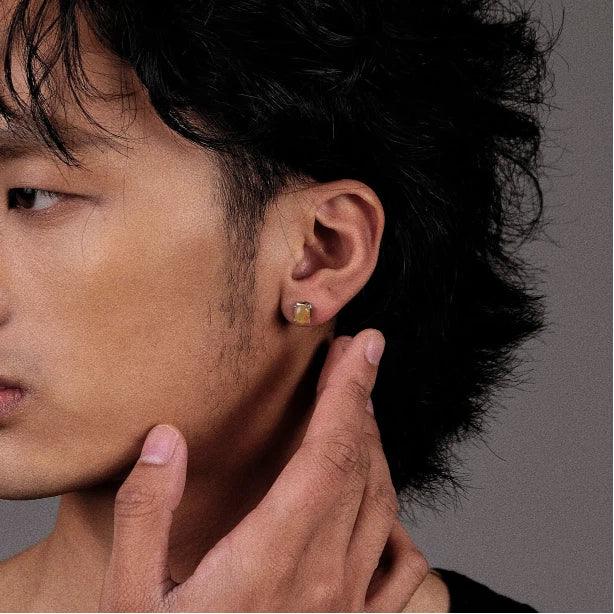 S925 Silver Opal Earrings Unisex - OOAKB