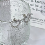 Textured Heart-Shaped Pearl Earrings Unisex