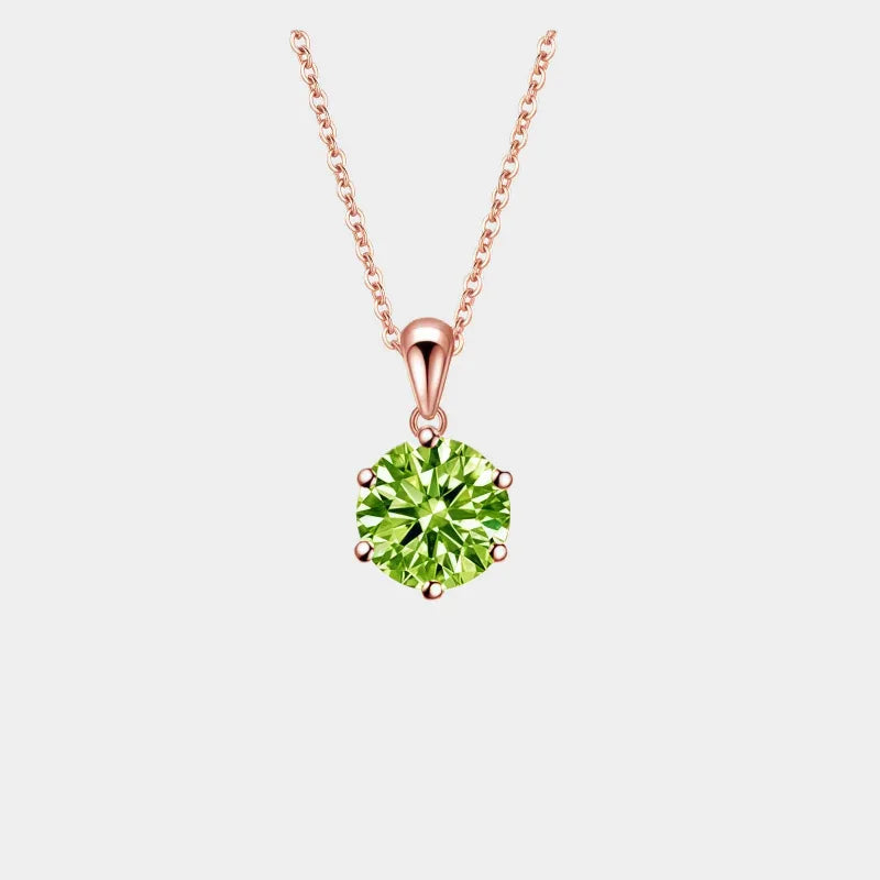 Natural Peridot Six-Claw Luxury Collar Necklace - OOAKB