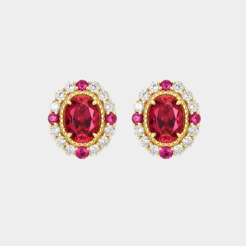 Ruby Light Luxury Earrings