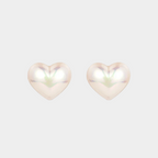 Mermaid Heart-Shaped Pearl Earrings