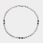 Baroque Irregular Natural Pearl Dumbbell Element Necklace