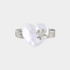 Baroque Heart-Shaped Pearl Open Ring