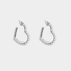 High-End Design Heart-Shaped Pearl Earrings
