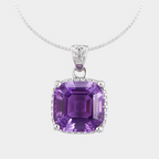 Natural Amethyst Light Luxury Collar Necklace