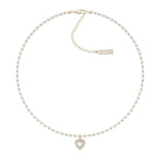 Moonlight Series Small Size Heart-Shaped Pearl Chain