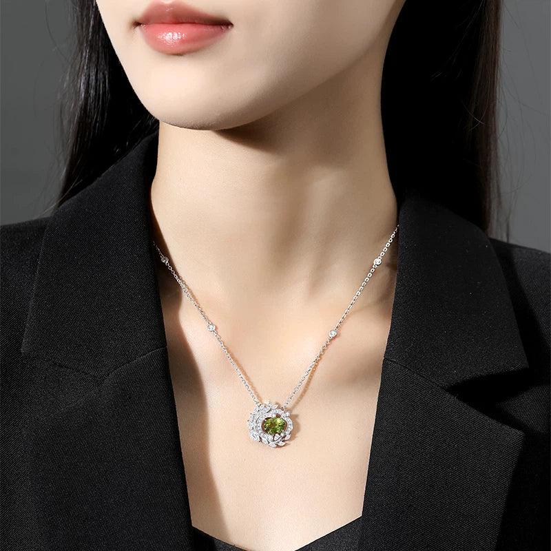 Natural Peridot The Wizard of Oz Necklace - OOAKB