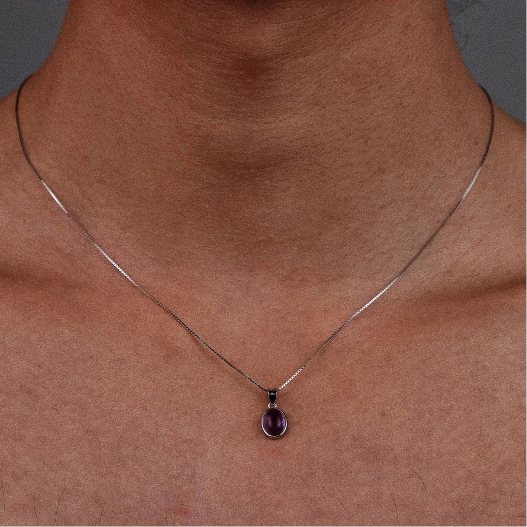 Light Luxury Niche Design Amethyst Collarbone Chain