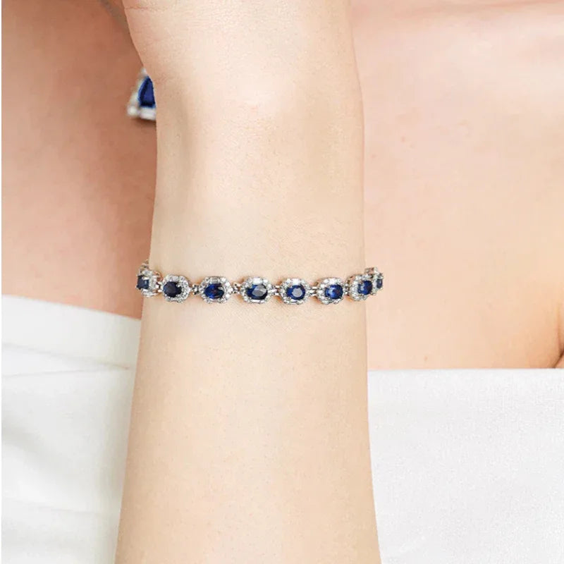 Klein Blue Sapphire Galaxy-Shining Light Luxury Bracelet - OOAKB