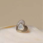 Moonlight Series Small Size Heart-Shaped Pearl Earrings