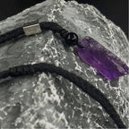 Niche Retro Amethyst Couple's Collarbone Chain