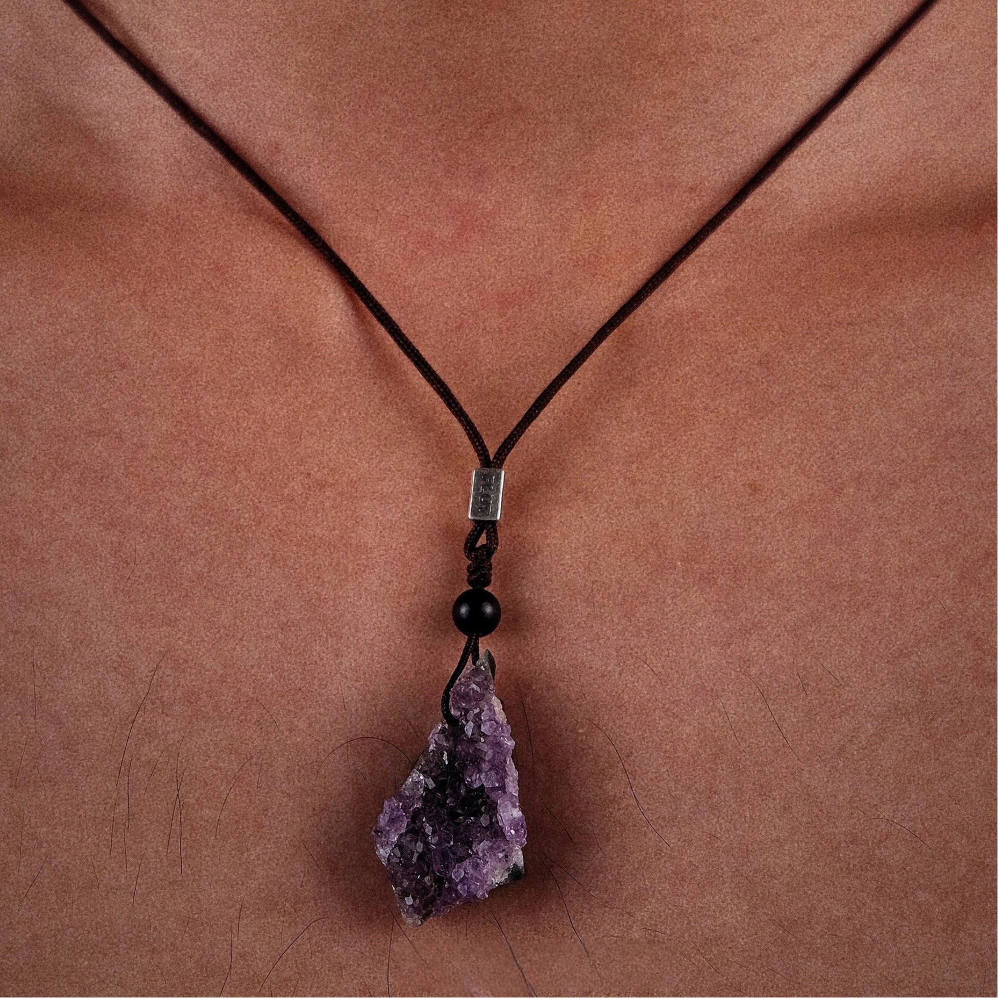 Free-Form Amethyst Cluster Pendant