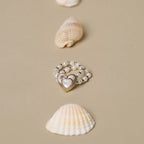 Retro Light Luxury Heart-Shaped Pearl Ring