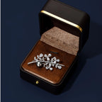 Black Pearl Vine Brooch S925 Silver Women's Style