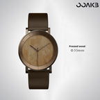 Customized Paper Wedding Wooden Clock Watch - Eco-Walnut Dial