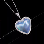 Heart-Shaped Pearl Pendant Necklace