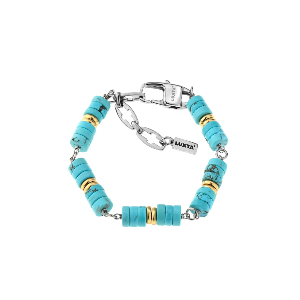 S925 Silver Turquoise Bracelet Unisex - OOAKB