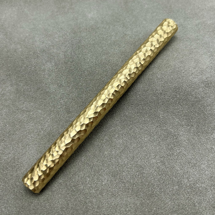 Customized H62 Brass Hammered 2-in-1 Pen - 7th Anniversary Engraved Wooden Box Set