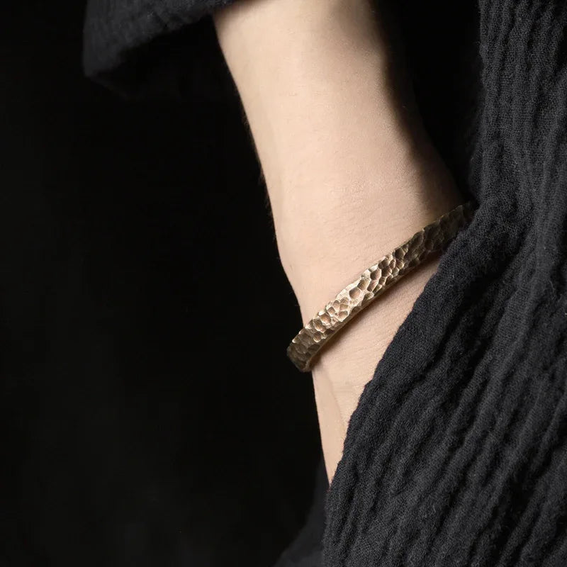 Solid Brass Couple Cuffs - OOAKB