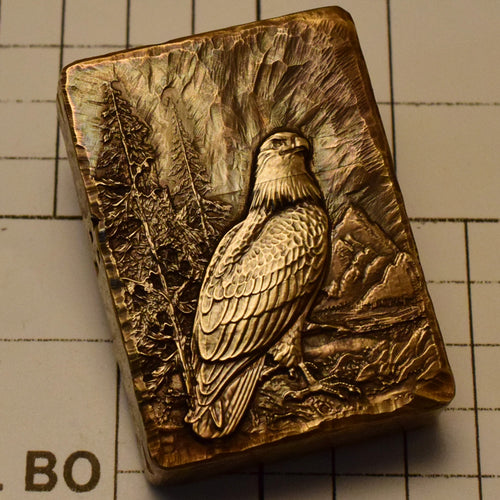 7th anniversary with a handcrafted brass armor lighter