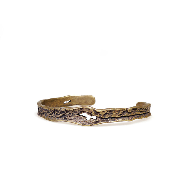 Customized Brass Medieval Engraved Cuff - 7th Anniversary Erfur Inspired