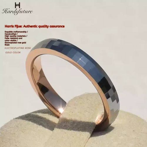 6th Anniversary Customized Tungsten Ring Iron Anniversary